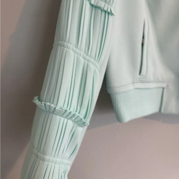 White House Black Market Light Green Jacket - Picture 2 of 5